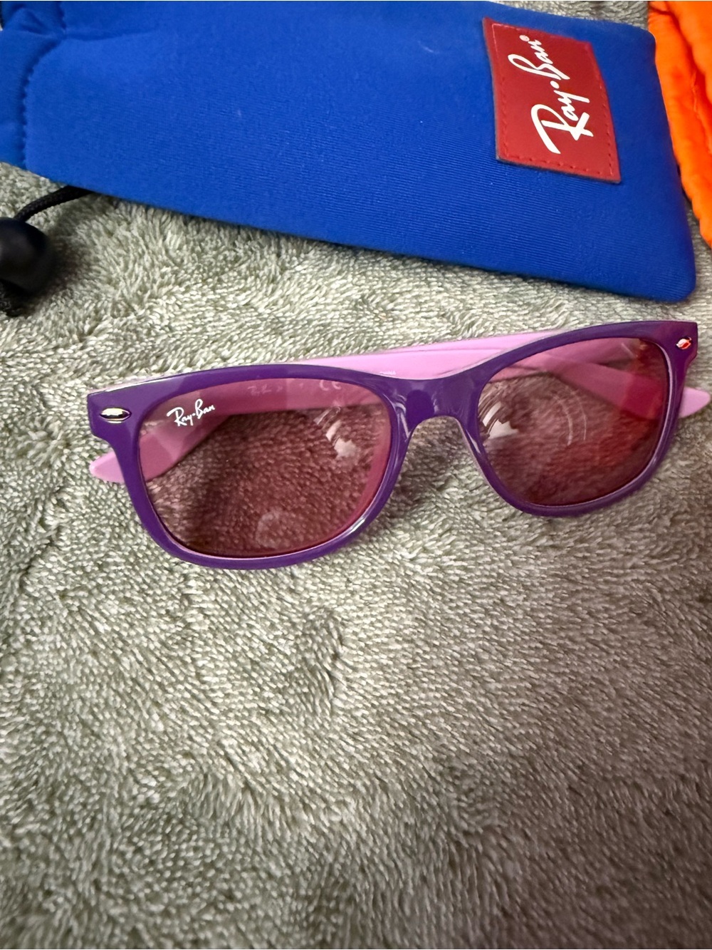 Ray-Ban Kids Purple and Pink Wayfarer Sunglasses